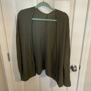 Brandy Melville Olive Green Cardigan